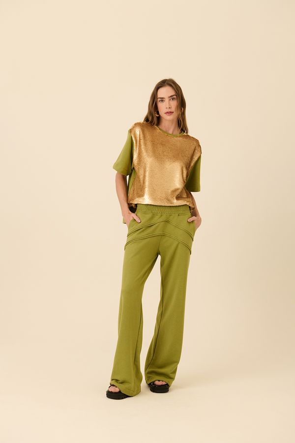 Calça Moletom Verde